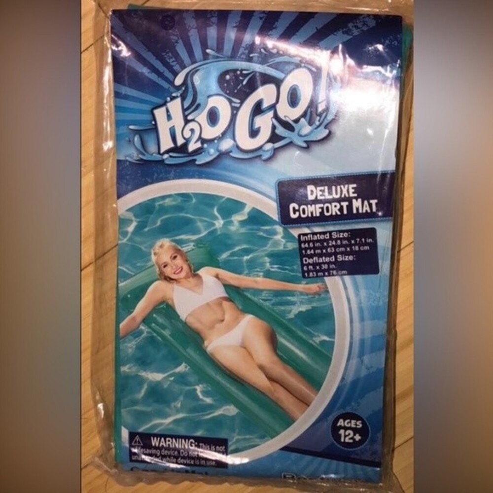 H2O GO! Deluxe Teal Comfort Float NEW NIP